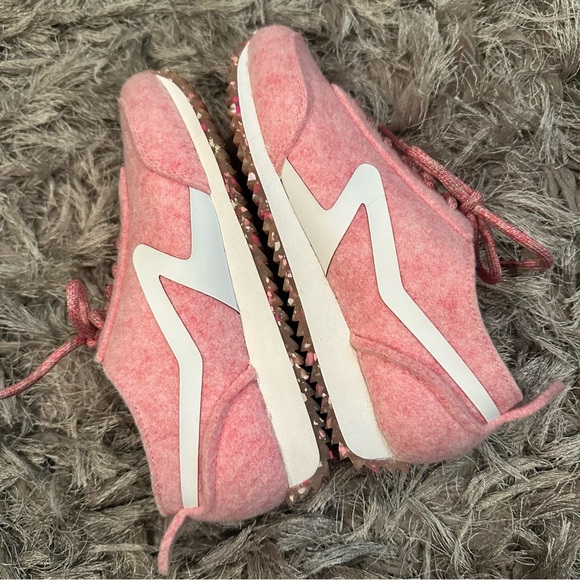 Rag & Bone Retro Runner Felted Wool Blend Pink Sneakers - Picture 16 of 16